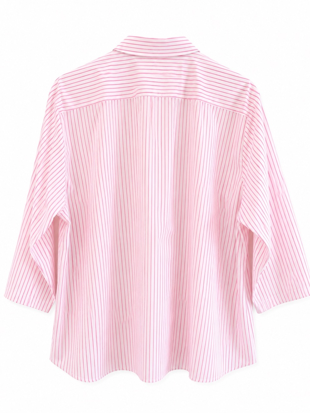 Lauren Ralph Lauren Pink White Striped Button Front Shirt Women’s 2X Cotton - Picture 3 of 10
